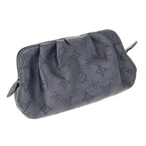 Louis Vuitton Scala Monogram Mahina Noir Black Shoulder Bag